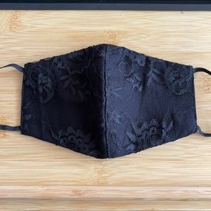 Face Mask 🖤 Reversible Lace Cotton